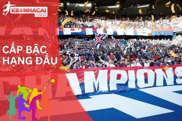 Hai cấp bậc cao nhất tại giải đấu hàng đầu này